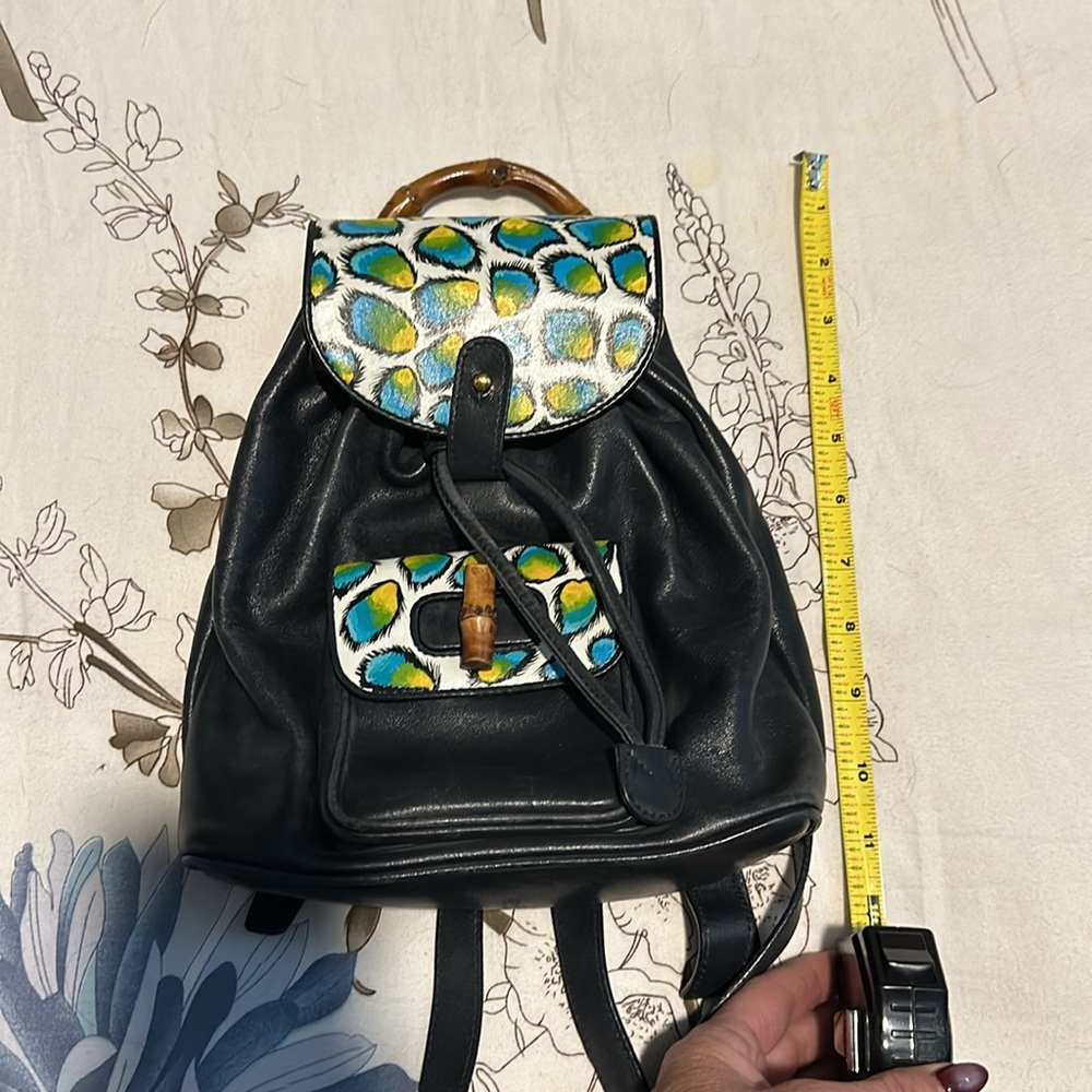 Gucci Hand Painted Small Backpack. - image 5